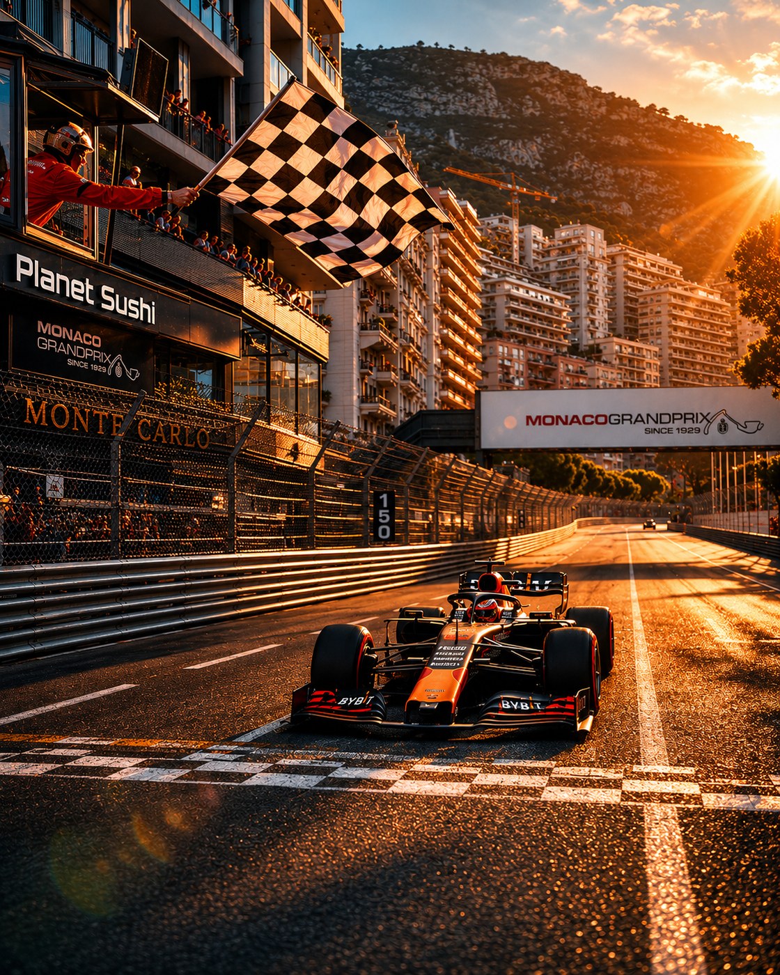 Trackside venue on the Monaco F1 circuit, opening day